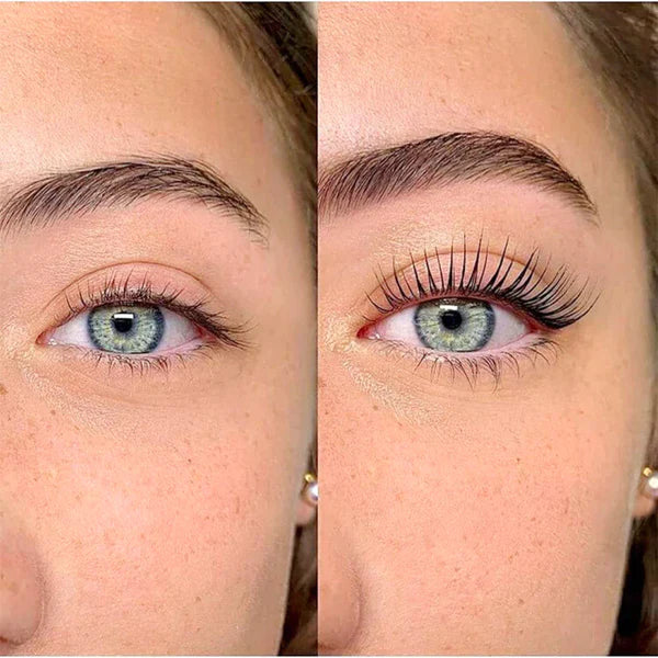 eyelash lift before and after