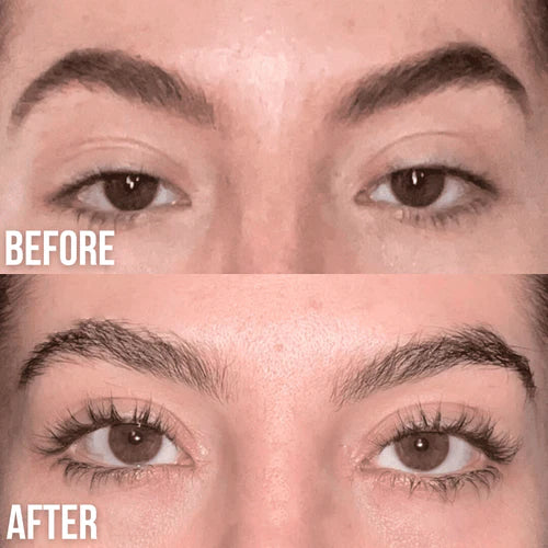 lash lifting before and after