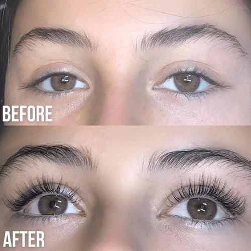 lash lifting before and after