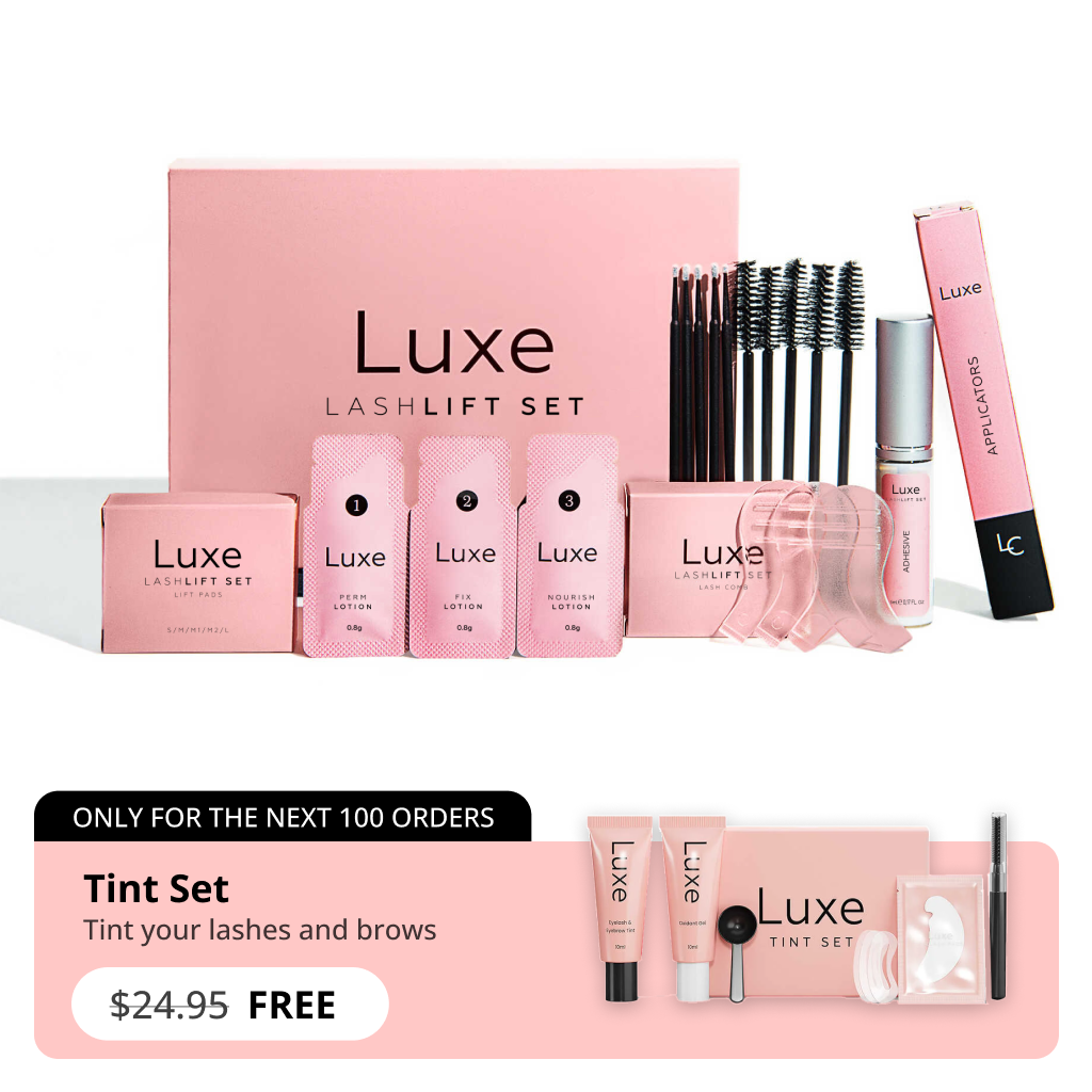 Lash Lift Kit Your Best Lash Lift at Home Solution Luxe Cosmetics