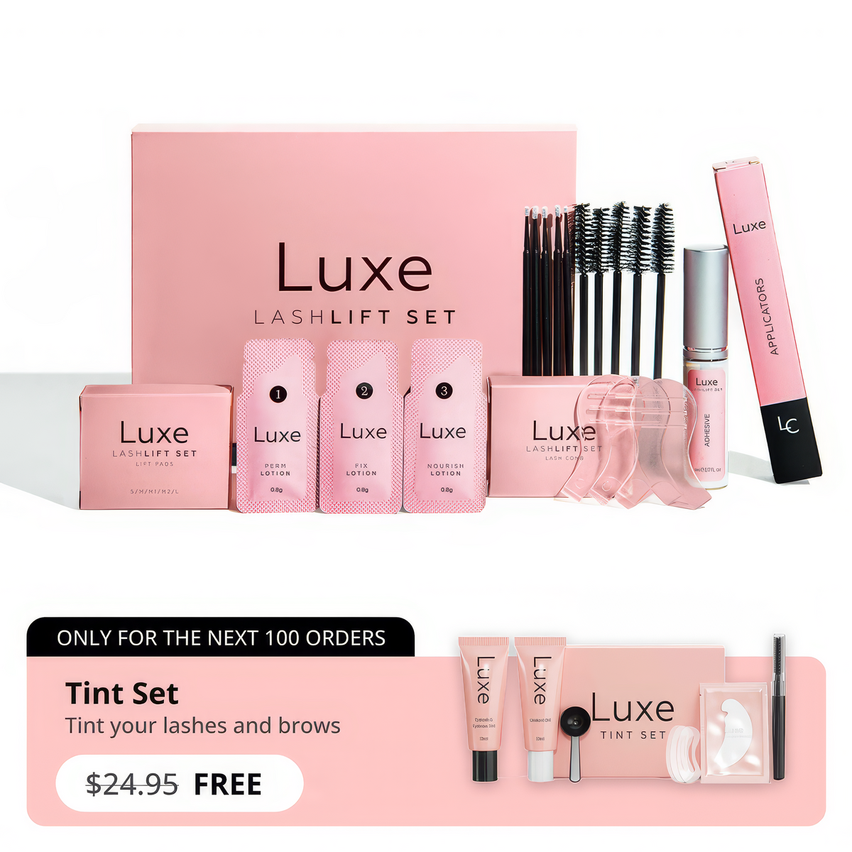 Luxe Lashlift Set + Free Tint Set