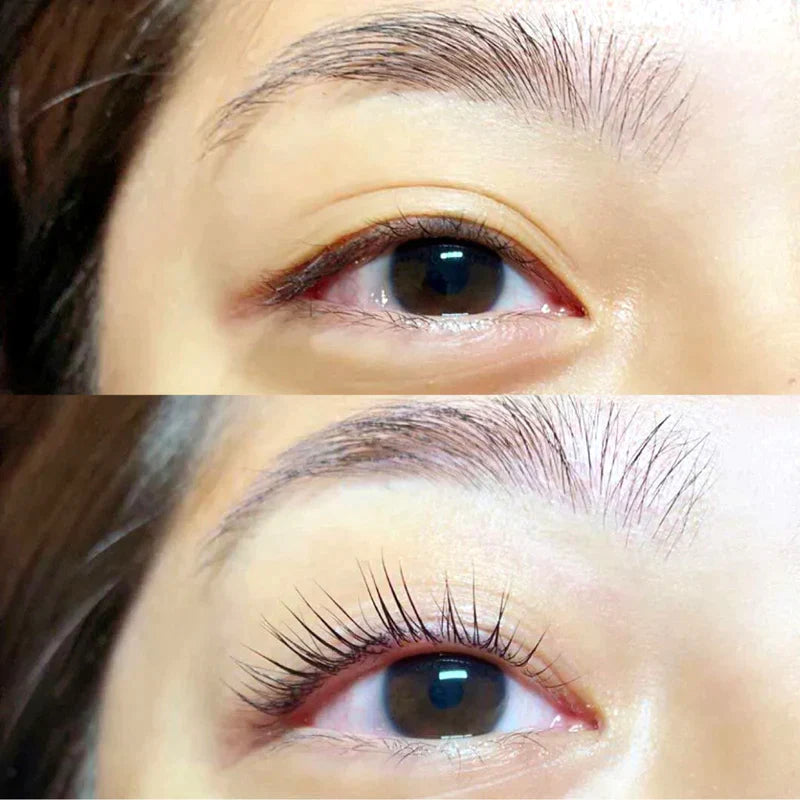 women with lifted lashes