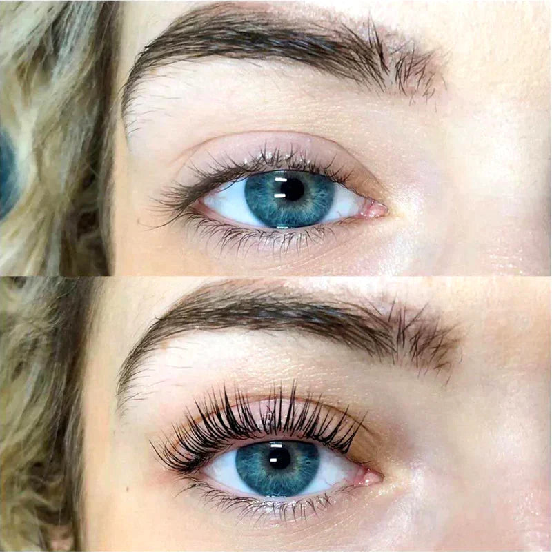 lifted lashes before and after