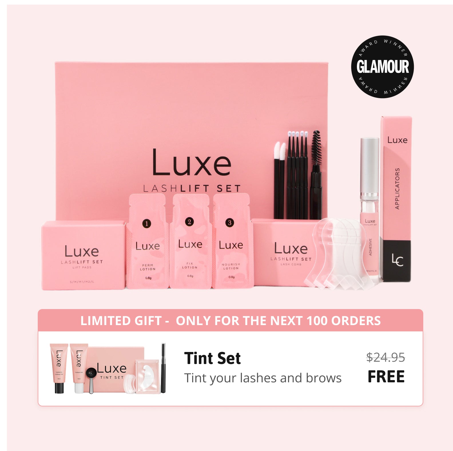 Luxe Lashlift Set + Free Tint Set