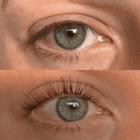 lash lift before and after